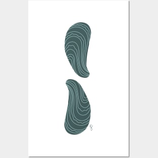 Simple Oysters Posters and Art